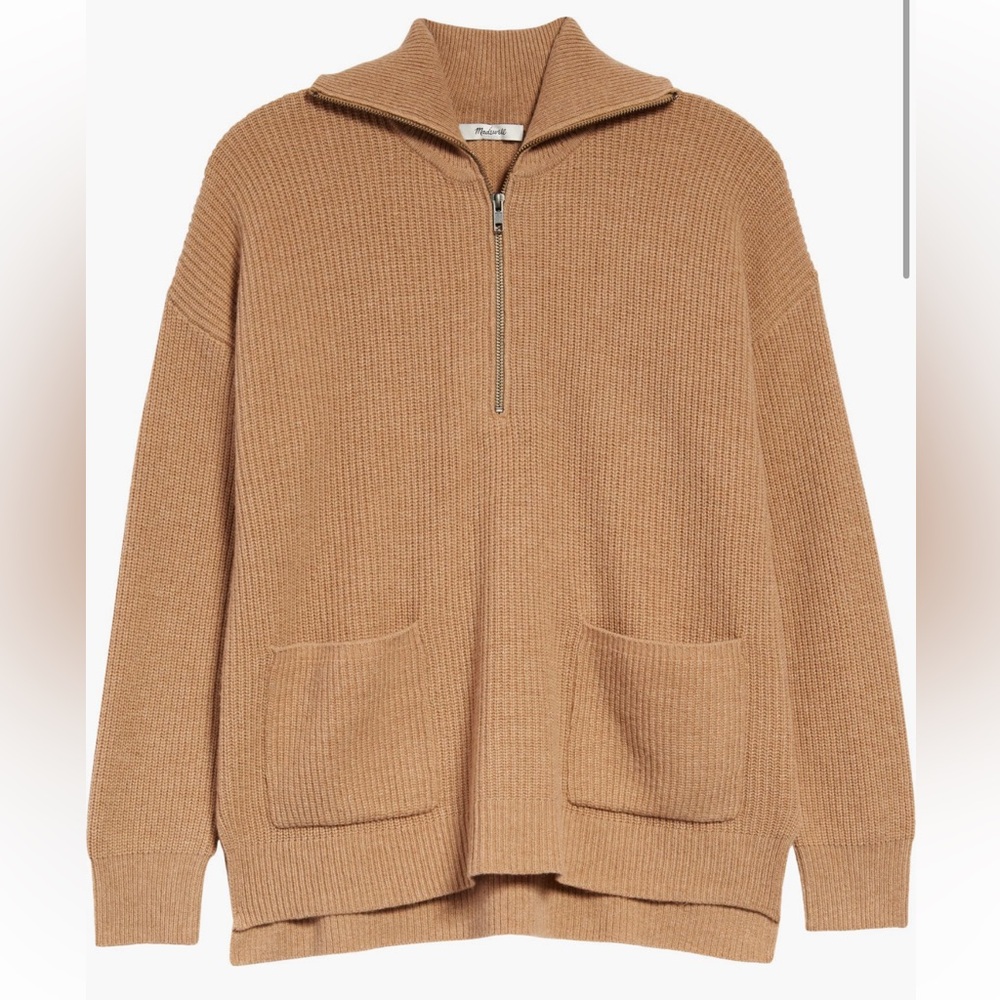 Madewell half zip sweater